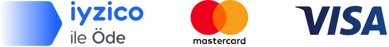 iyzico ile Öde, Mastercard ve Visa ile güvenli ödeme